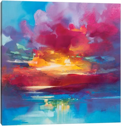 Loch Lomond Sky Canvas Art Print - Pantone Color of the Year
