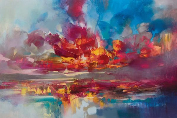 Abstract: Red Energy by Scott Naismith