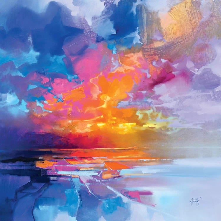 Skye Sunset Fragments by Scott Naismith wall art