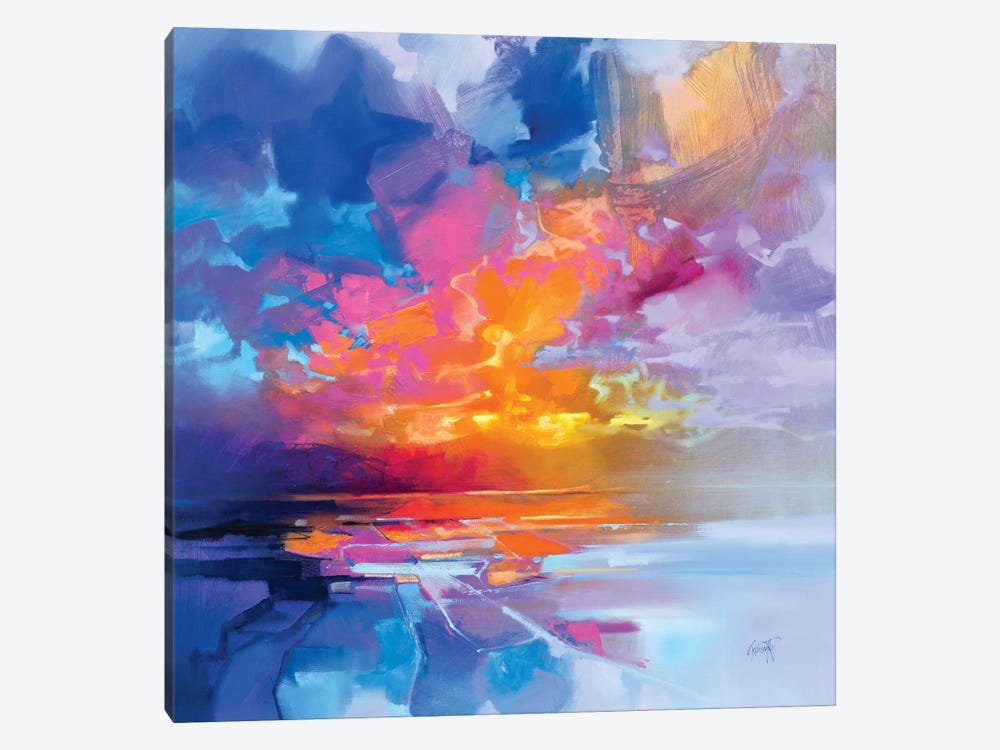 Skye Sunset Fragments by Scott Naismith 1-piece Canvas Print