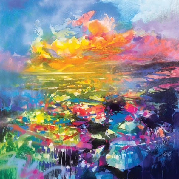 Colorful Abstracts: Fluid Resonance III by Scott Naismith
