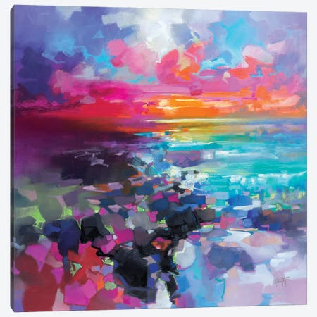 Barra Sunset Fragments Canvas Print #SNH176} by Scott Naismith Canvas Art Print