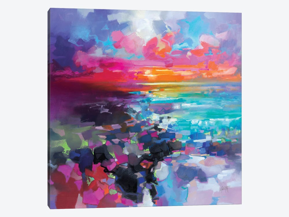 Barra Sunset Fragments by Scott Naismith 1-piece Canvas Print