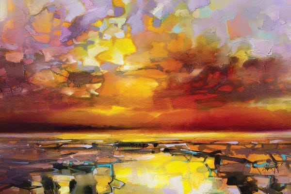 Cloudy Sunsets: Sound of Skye by Scott Naismith