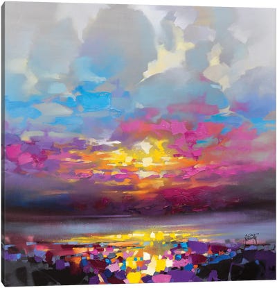 CMY Raasay Canvas Art Print - Lake & Ocean Sunrise & Sunset Art