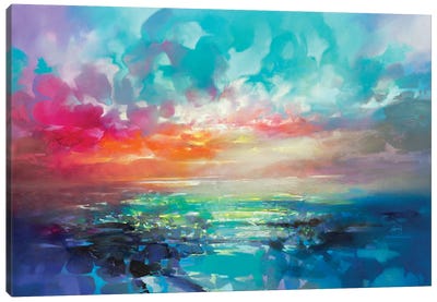 Skye Colour Spectrum Canvas Art Print - Lake & Ocean Sunrise & Sunset Art
