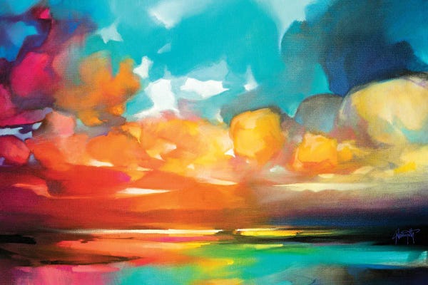 Colorful Abstracts: Cloud Spectrum by Scott Naismith