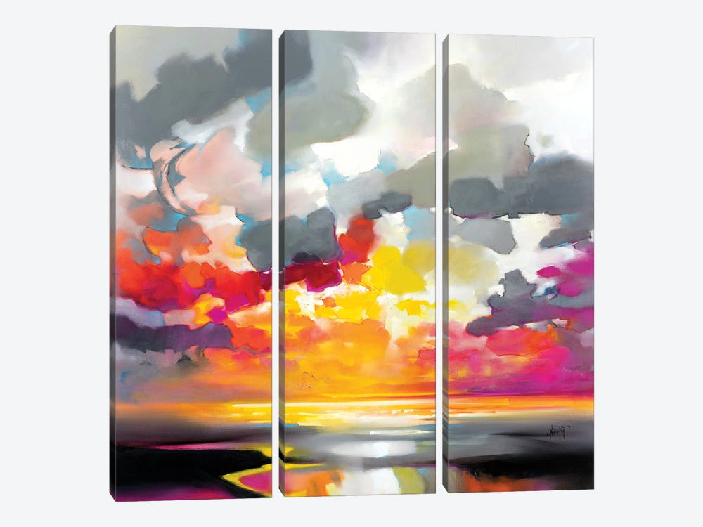 Cloud Fusion by Scott Naismith 3-piece Canvas Wall Art