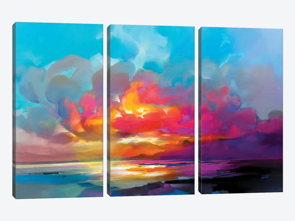 Cuillins Revealed by Scott Naismith 3-piece Canvas Wall Art
