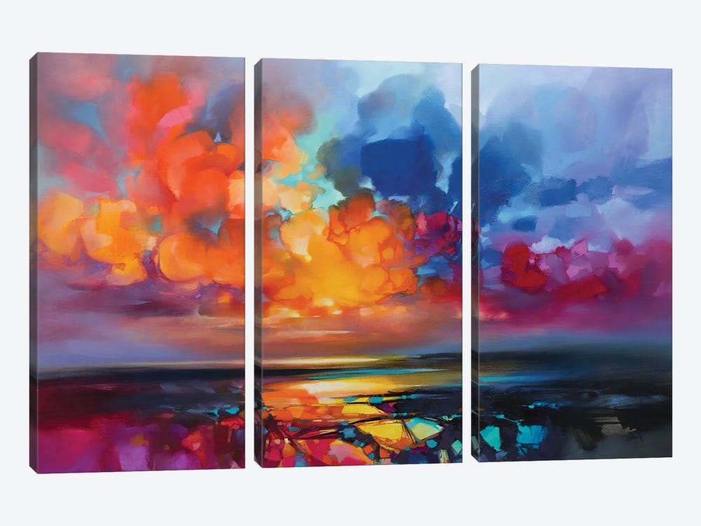 Euphoric Sky by Scott Naismith 3-piece Canvas Wall Art