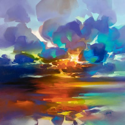 Meta Sunset I by Scott Naismith acrylic art print