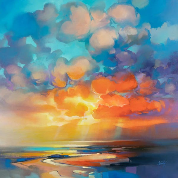 Coastal & Ocean Abstracts: Veil Of Light by Scott Naismith