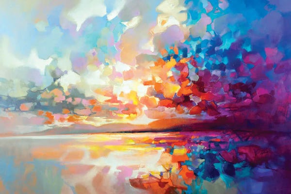 Colorful Abstracts: Esprit De Magenta by Scott Naismith