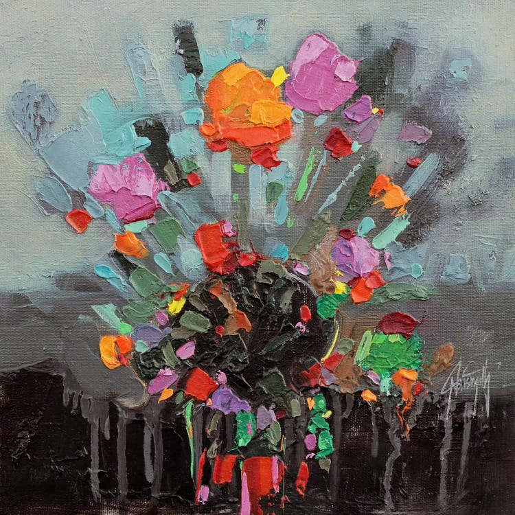 Red Burst by Scott Naismith wall art