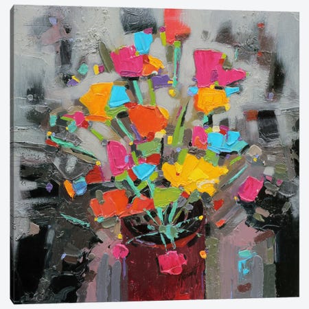 Bouquet of Colour Canvas Print #SNH29} by Scott Naismith Canvas Artwork