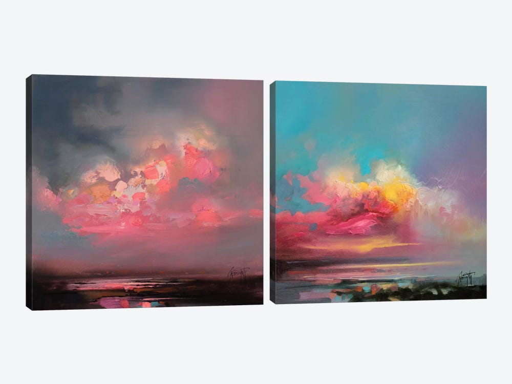 Cumulus Consonance Diptych by Scott Naismith 2-piece Canvas Art