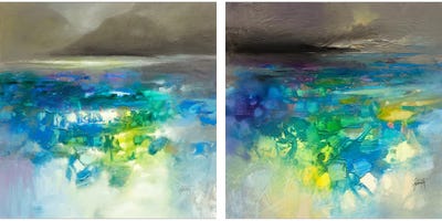 Fluid Dynamics Diptych