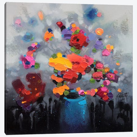 Bouquet I Canvas Print #SNH30} by Scott Naismith Canvas Art Print