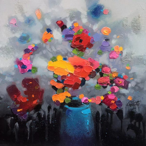 Mid-Century Modern Décor: Bouquet I by Scott Naismith