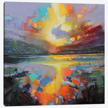 Loch Light I Canvas Print #SNH32} by Scott Naismith Canvas Print