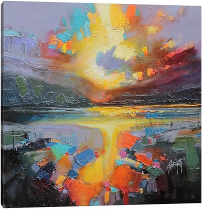 Loch Light I Canvas Art Print - Gestural Skies