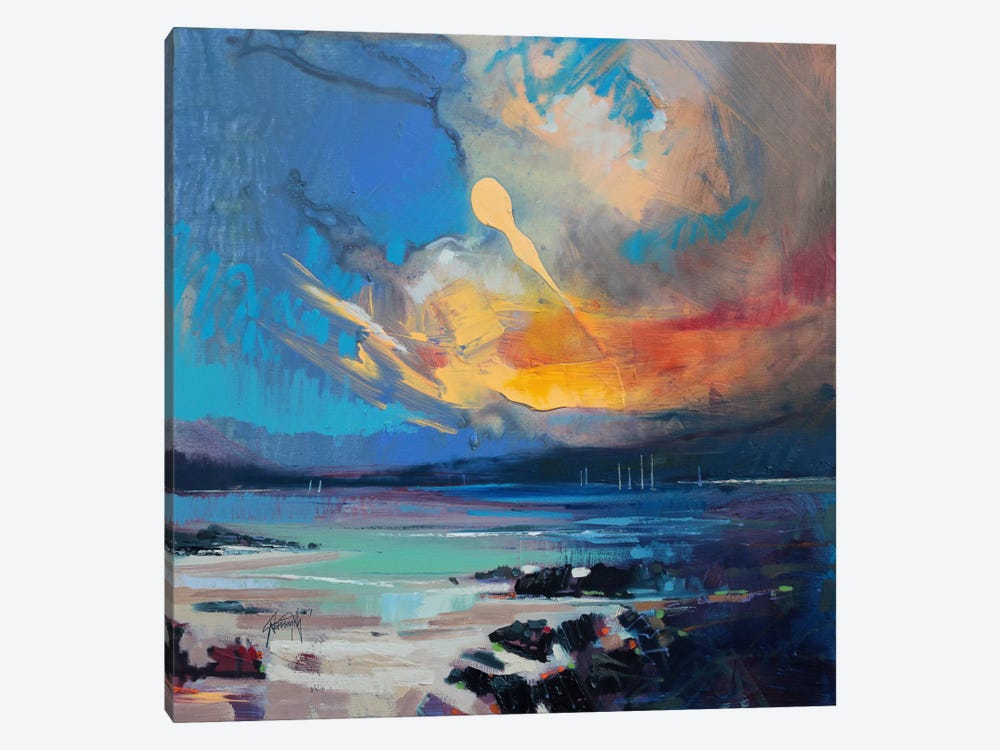 Blustery Sky Hebrides by Scott Naismith 1-piece Canvas Artwork