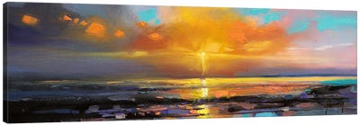 Sunburst Canvas Art Print - Sunrise & Sunset Art
