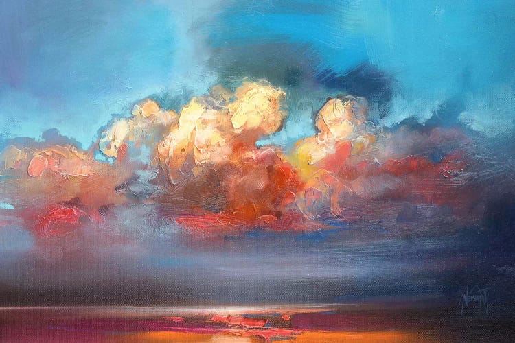 Vermillion Cumulus  by Scott Naismith wall art