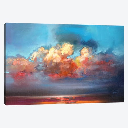Vermillion Cumulus  Canvas Print #SNH63} by Scott Naismith Canvas Artwork