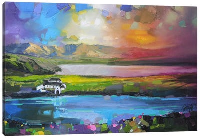 Gesto Farm Skye Canvas Art Print - Scott Naismith