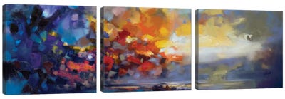 Molecular Light Canvas Art Print - Panoramic & Horizontal Wall Art