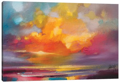 Sunset Canvas Art Print - Ocean Art