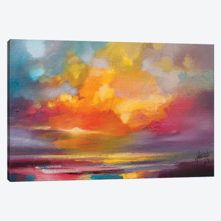 Sunset Canvas Print #SNH79} by Scott Naismith Art Print