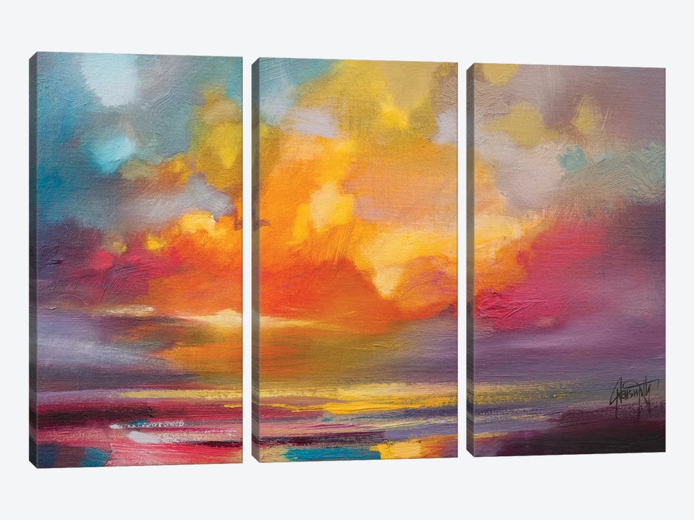 Sunset by Scott Naismith 3-piece Canvas Art