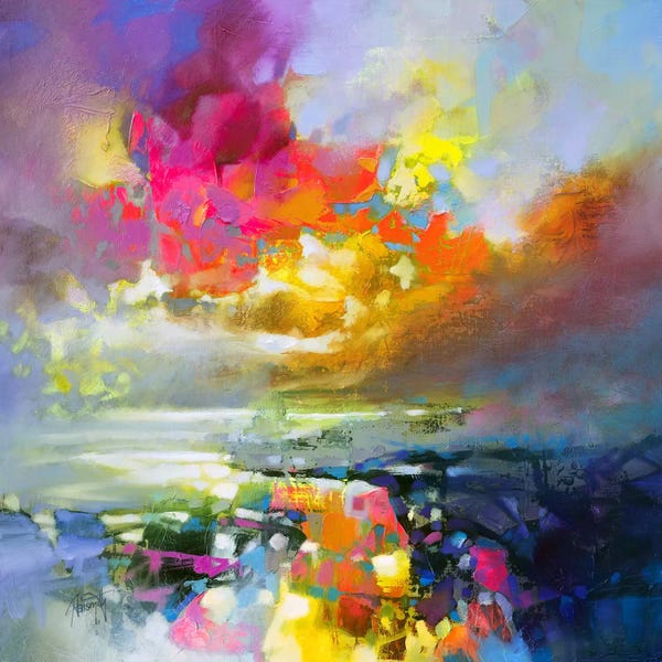Abstract Oil Painting: Elements II by Scott Naismith