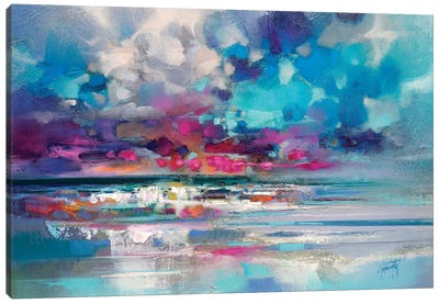 Atlantic Magenta Canvas Art Print - Best Selling Abstracts