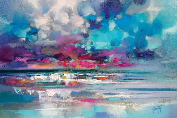 Abstract Landscapes: Atlantic Magenta by Scott Naismith