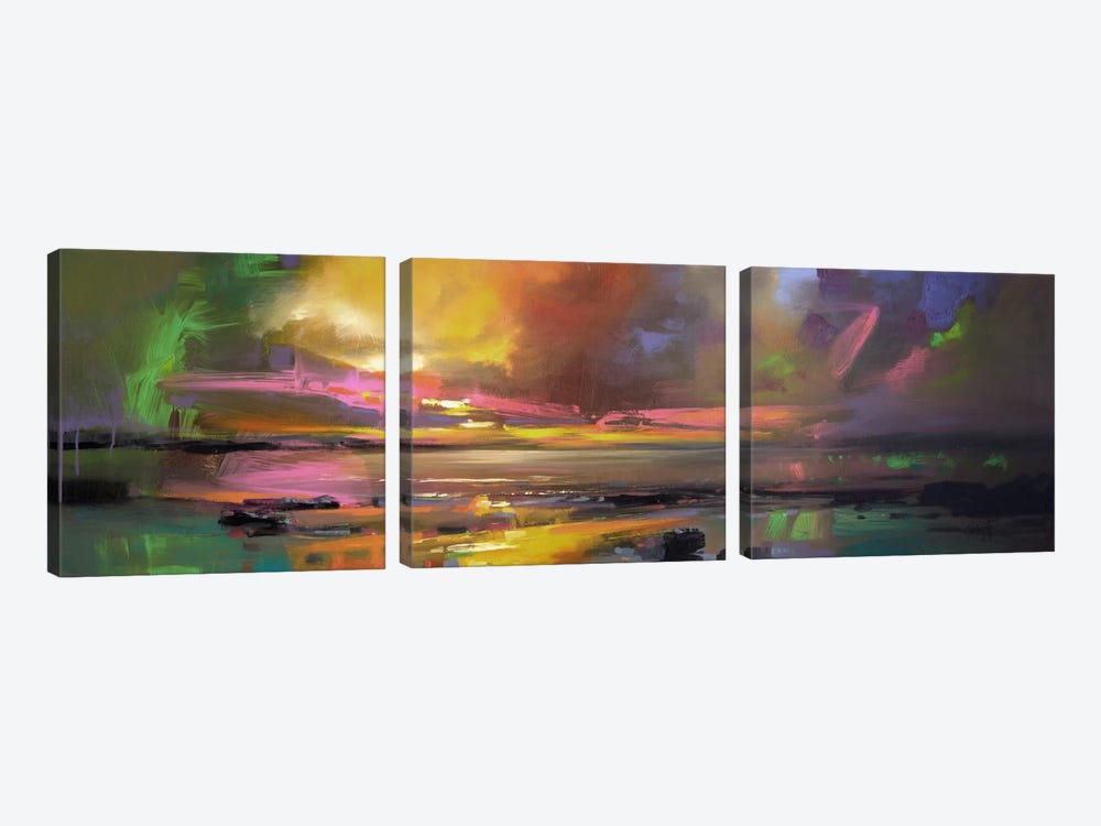 Electric Sky by Scott Naismith 3-piece Canvas Art Print