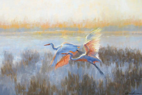 Golden Hour Animals: Dinner Date by Sandy Nelson