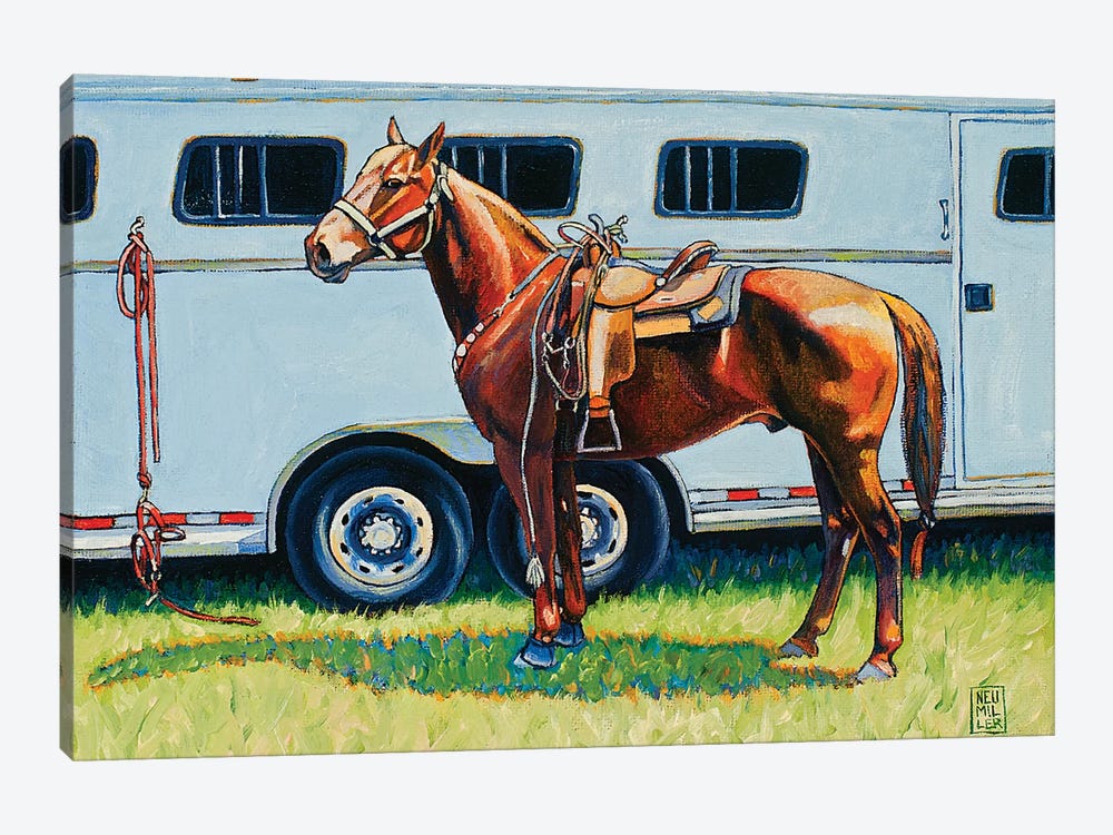 Waiting His Turn by Stacey Neumiller 1-piece Canvas Art Print