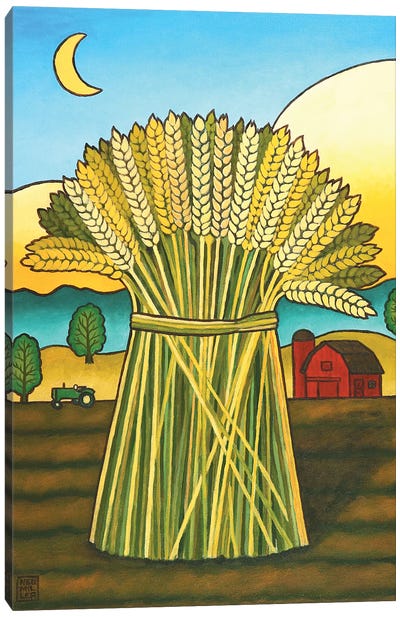 Ward's Wheat Canvas Art Print - Stacey Neumiller