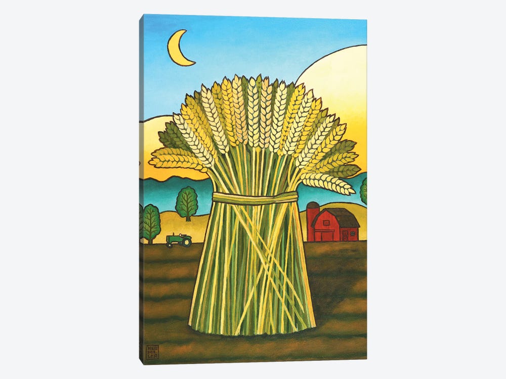 Ward's Wheat by Stacey Neumiller 1-piece Canvas Art