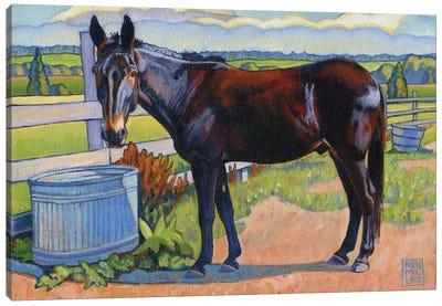 Wetting His Whistle Canvas Art Print - Stacey Neumiller