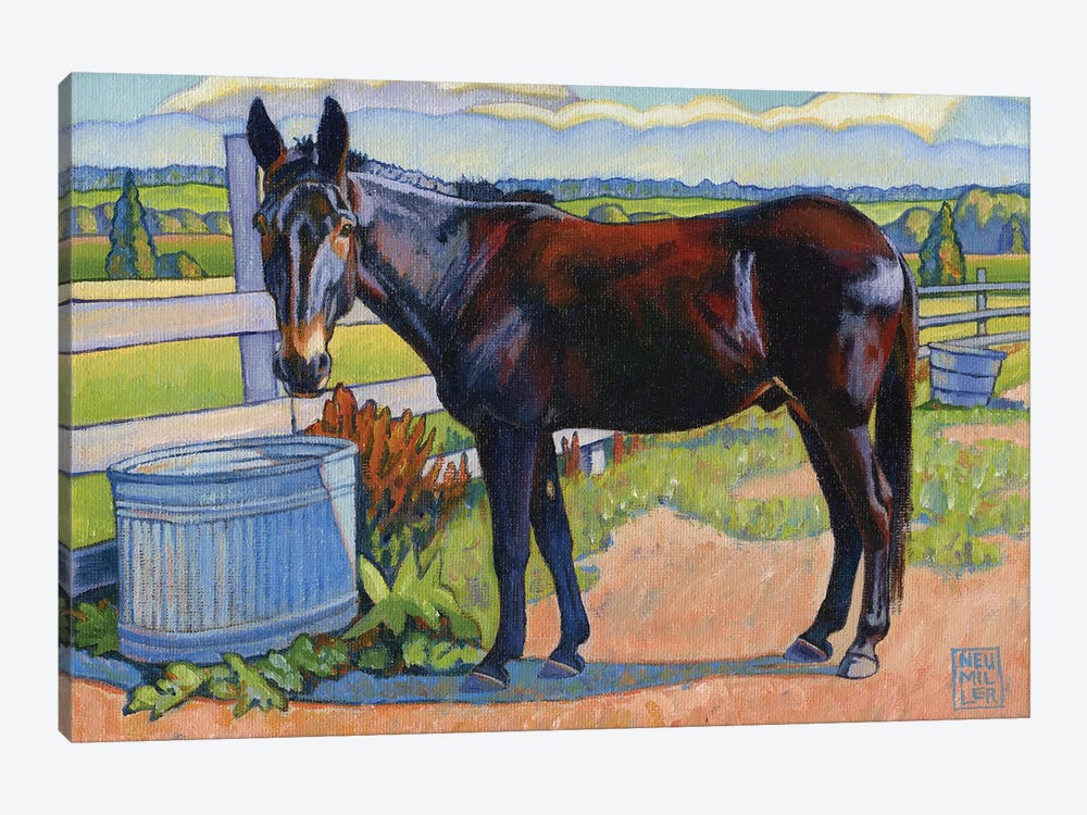 Wetting His Whistle by Stacey Neumiller 1-piece Canvas Artwork