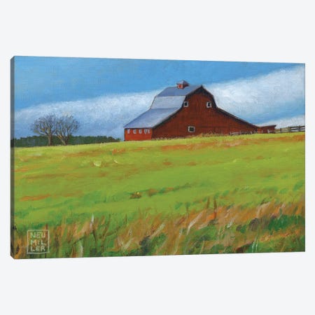 Whidbey Barn II Canvas Print #SNM107} by Stacey Neumiller Canvas Artwork