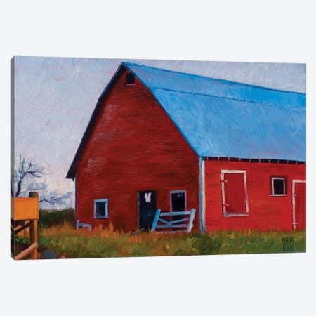 Bishop Barn Canvas Print #SNM10} by Stacey Neumiller Canvas Wall Art