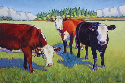 Bovine Buddies by Stacey Neumiller art print