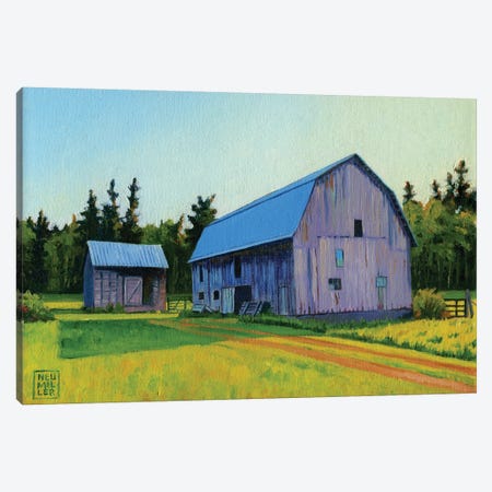 Lee Farm Canvas Print #SNM112} by Stacey Neumiller Canvas Wall Art