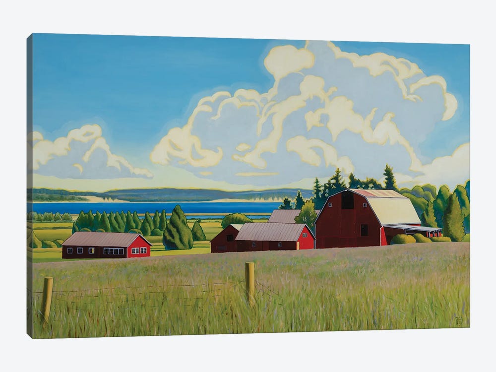Coupeville Farmstead by Stacey Neumiller 1-piece Canvas Art