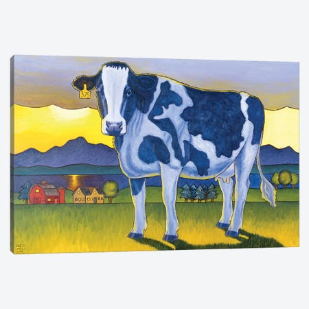 Bovine Whidbey Canvas Print #SNM12} by Stacey Neumiller Canvas Artwork